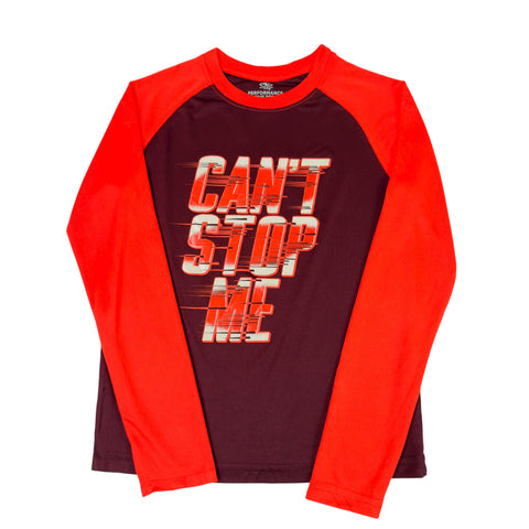 Camiseta Manga Larga Athletic 8 Años Niño USADA